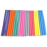 inkint Bendy Hair Roller/ Hair Rods for Long & Short Hair DIY Hair Styling Tools with 10pcs/ Set Harmless Hair Curling Roller for Dry/ Wet Hair