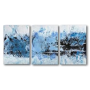 3 Panel Canvas Wall Art Abstract Oil Painting Pictures Home Wall Decorations for Bedroom Living Room Paintings Canvas Prints Framed - 16"x24" x 3 Panels