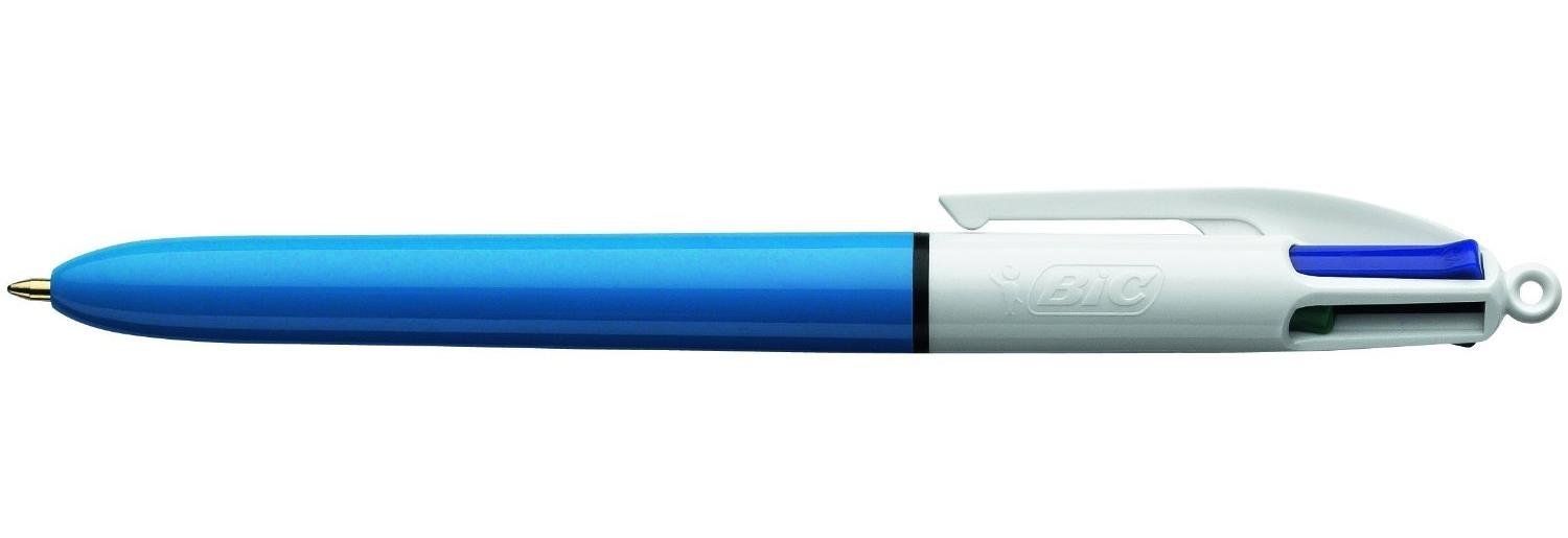 BIC 4-Colour 725419 Retractable 4 Colours Ballpoint Pen, 0.4 mm - multi-colour