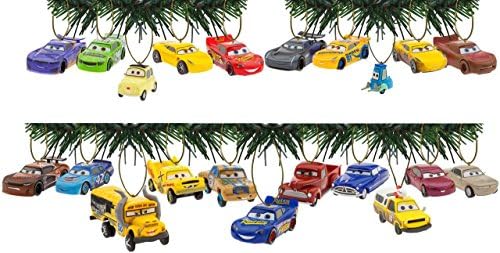 Characteristix Disney's Pixar Cars 3 - Ultimate Holiday Ornament Set of 21