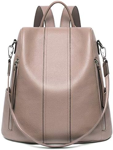 Enmain 防犯リュック レディース 3way ショルダー 本革レザー バックパック リュックサック 大人 ビジネス 通勤 通学 旅行