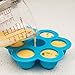 [1-Pack] Silicone Egg Bites Molds Pressure Cooker Accessories Inserts by Sensible Needs - Fits 5, 6, 8 qt Electric Pressure Cooker, Freezer Accessory, Instant Sous Vide Egg Poacher Ring