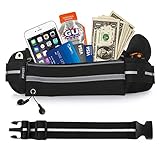 UShake Gear Running Belt, Bounce Free Pouch Bag, Fanny Pack Workout Belt Sports Waist Pack Belt Pouch for Apple iPhone 7 SE 6 6+ 5C Samsung Note Galaxy in Running Walking Cycling Gym with Extender