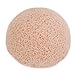 Konjac Facial sponge 5 pieces: white, charcoal ,red clay, green clay and pink clay