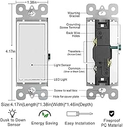 10 Pack SOZULAMP 3 Way Wall Light Switch with LED