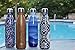 MIRA Vacuum Insulated Travel Water Bottle | Leak-proof Double Walled Stainless Steel Cola Shape Sports Water Bottle | No Sweating, Keeps Your Drink Hot & Cold | 25 Oz (750 ml) (Blue Mountain)
