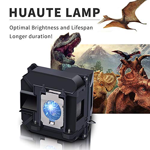 Huaute V13H010L68 / ELP-LP68 Replacement Projector Lamp with Housing for Epson 3010 HC3010e 3020 3D 3020e 3D; EH-TW5900 EH-TW5910 EH-TW6000 EH-TW6000W EH-TW6100