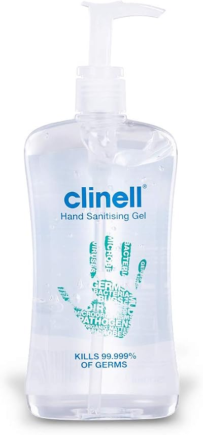 Clinell GCIHS500 Hand Sanitiser Gel 500ml Kills 99.99% Skin Friendly