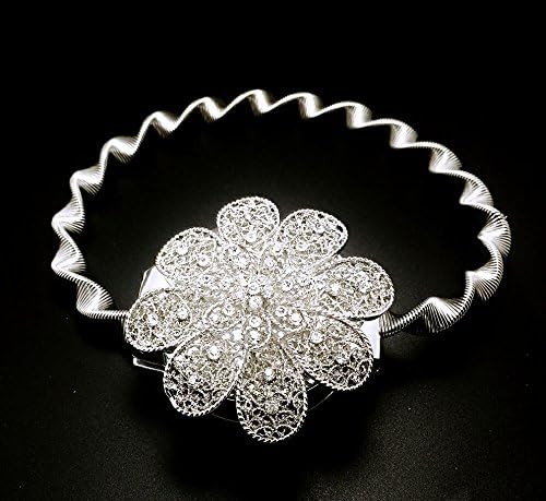 Alberta Chic One Pair Curtain Clips Diamond Attraction Appliance Buckle Tiebacks Magnetic Tieback Diamond Curtain Tie Accessories Curtain Holdbacks Flower (Wings Flower:Silver)
