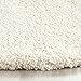 SAFAVIEH Milan Shag Collection Accent Rug - 2' x 4', Ivory, Solid Design, Non-Shedding & Easy Care, 2-inch Thick Ideal for High Traffic Areas in Entryway, Living Room, Bedroom (SG180-1212)