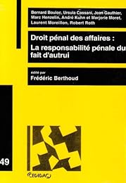 La  responsabilité pénale du fait d'autrui