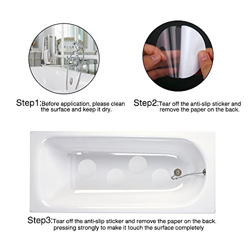 5 YBLNTEK+Non+Slip+Bathtub+Stickers+Scraper