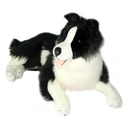 life size border collie soft toy