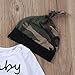 3PCS Newborn Baby Boys Cute Little Brother Romper+Camouflage Pants+Hat Outfits Set (0-6 Months, A1-camo)