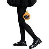 VINICUNCA Girls' Fleece Lined Tights High Waist Winter Warm Stretchy Leggings for Kids