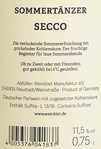 Weinbiet Manufaktur Eg Sommertänzer Secco Schaumwein (6 X 0.75 L) – Bild 6