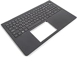 Dell Inspiron 15 3510 3520 3530 USB-C Palmrest Greek Keyboard C6D40 Black