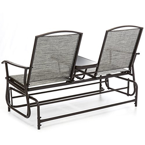image for Best Choice Products 2-Person Outdoor Mesh Fabric Patio Double Glider 