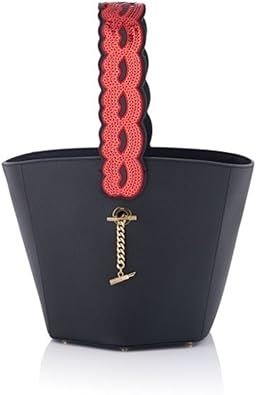 Amazon Com Playnomore Shy Lip Basket Bag Negro Piel Artificial Spangle Shoes