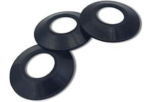 GZ-HWDa 37680B Tub Stopper Gasket, Universal Replacement Gasket for Toe-Touch Bathtub Drain Assemblies, Black (3-Pack)