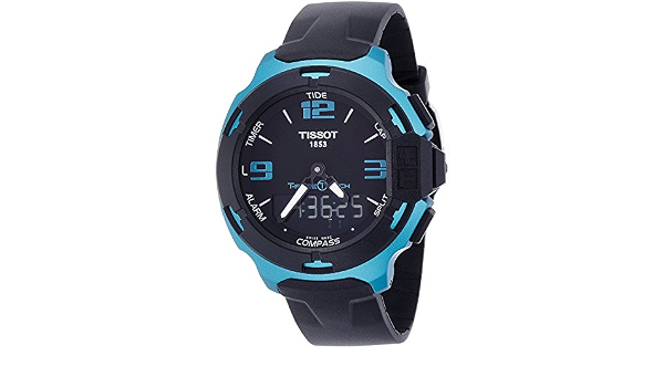 Tissot Black Silicone Black dial Watch for Men's T0814209705704: Buy Online  at Best Price in UAE - Amazon.ae