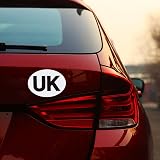 Onarway UK Magnetic Car Stickers Pack of 2 for Europe Oval UK Plate Stickers view 7