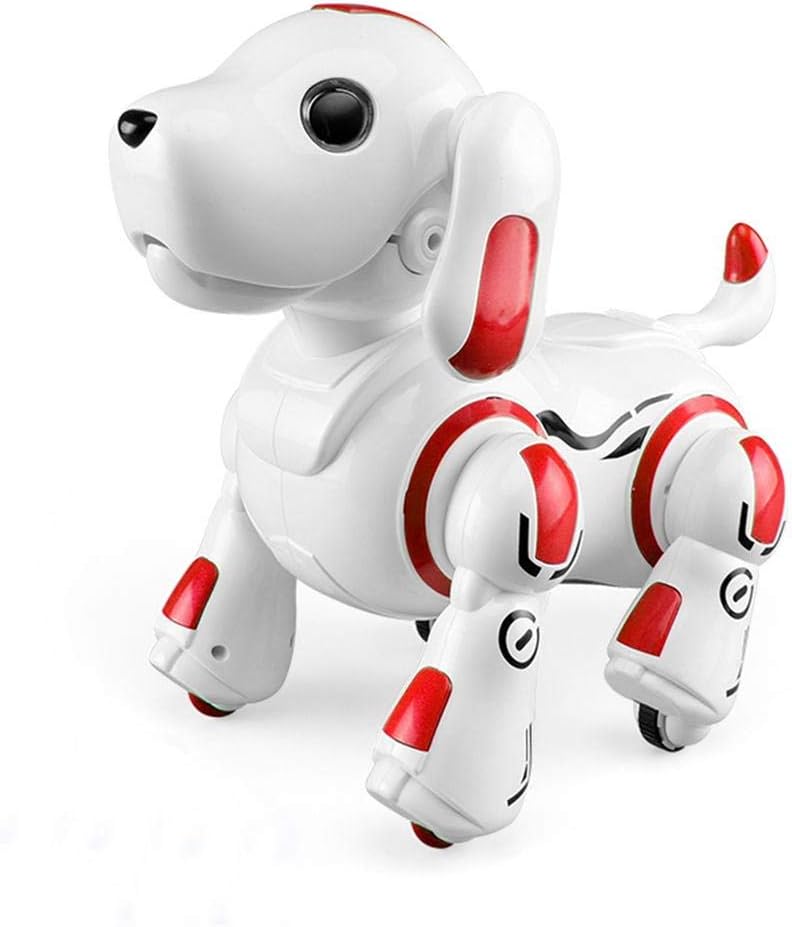 Smart Robot Dog Toy for Kids, Electric Robot Interactive Intelligent Rechargeable Robot Puppy Toys Electronic Pets Touch-Sensing Remote Control Multifunctional Programming Doll