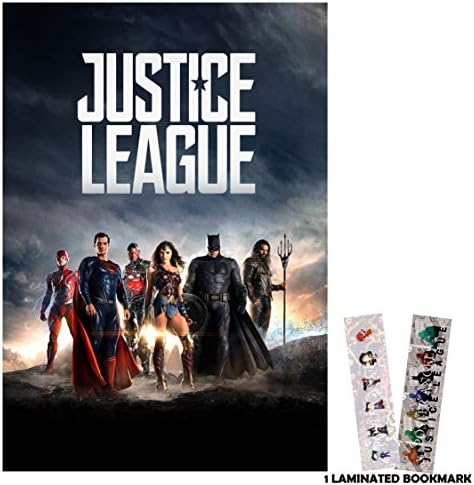 Justice League (2017) - Cast - 13 in x 19 in Movie Poster Flyer BORDERLESS + Free Bookmark