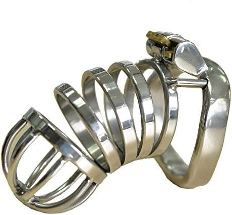 KingYuan Male Chasti-ty Device made of Stainless Steel, Long Style B2-30 (50MM Ring)