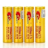 4x Imren 3000MAH 20/40A IMR 18650 3.7V FT NEW PURPLE VERSION in PVC CASE authentic original flat top high drain battery batteries by V Force