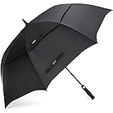 G4Free 47/54/62/68 Inch Automatic Open Golf Umbrella Oversize Extra Large Double Canopy Vented Windproof Waterproof Stick Umb