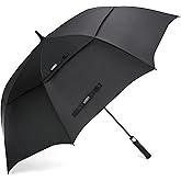 G4Free 47/54/62/68 Inch Automatic Open Golf Umbrella Oversize Extra Large Double Canopy Vented Windproof Waterproof Stick Umbrellas
