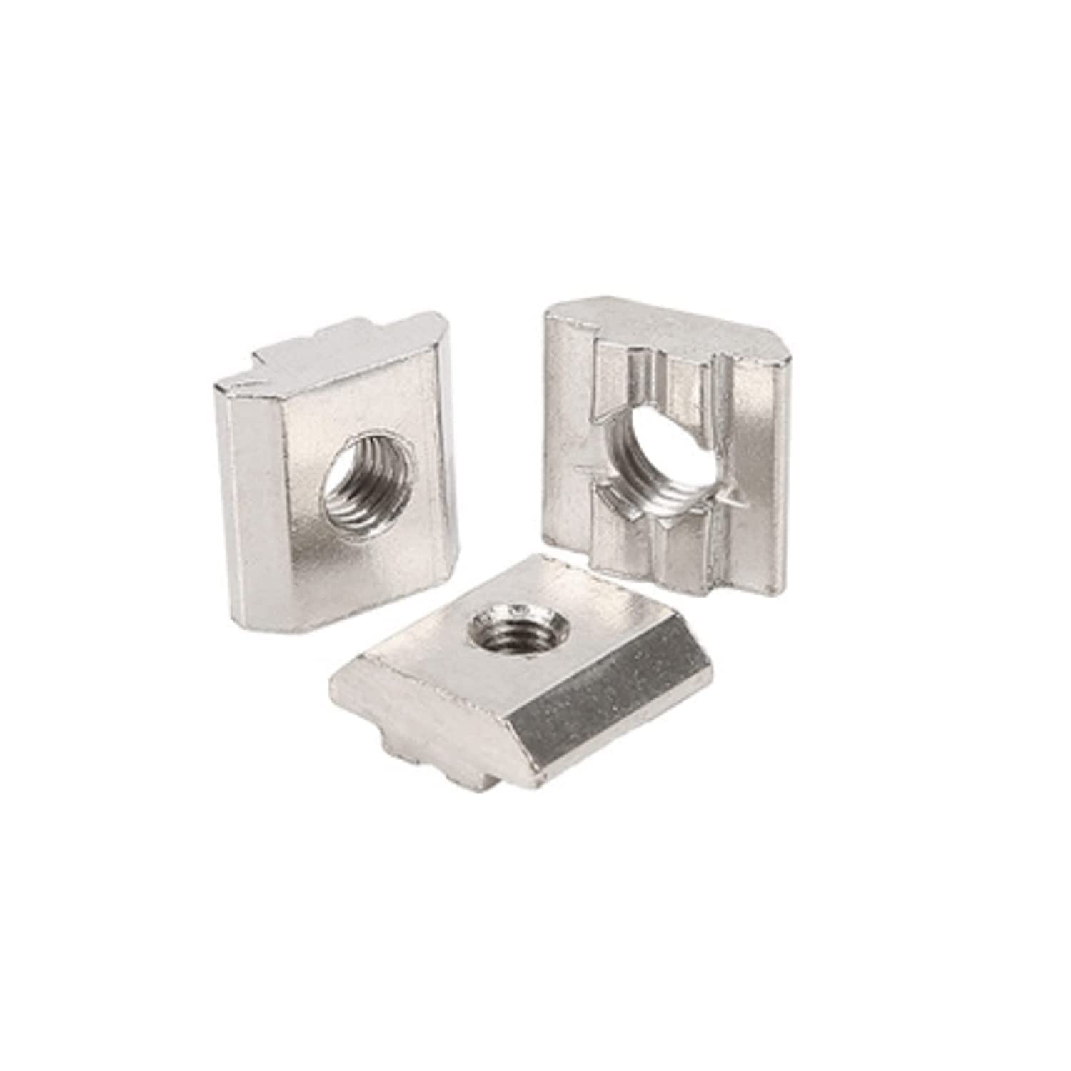 Photo 1 of 40Pcs M8 1.5" x 1.5" 1515 Series Aluminum Extrusion Profiles Fastener M8 T-Solt Nuts 1.5" x 1.5" T Slide Nuts for 1.5 Inches x 1.5 Inches Extrusion Profiles Rail