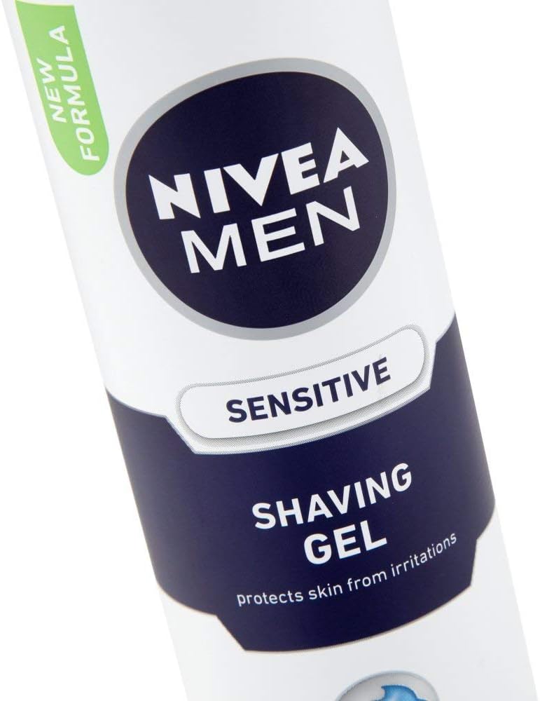 NIVEA MEN Sensitive Shaving Gel Pack of 6 (6 x 200ml) for Sensitive Skin for Men for Irritated and Dry Skin with Chamomile - Image 4