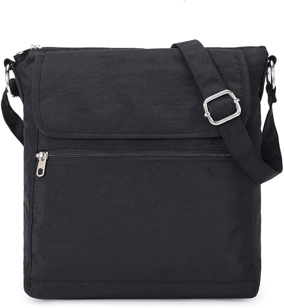 Plambag WaterResistant Womens Cross Body Bag with RFID Pocket, Lightweight Travel Crossbody