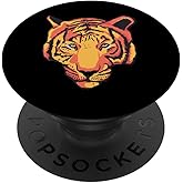 Bengal Tiger Design For Men Women Kids PopSockets Standard PopGrip