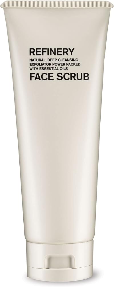 Refinery Face Scrub 100ml Men Brighten Skin Reduce Ingrown Hairs