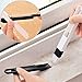2-in-1 Multipurpose Detachable Window Door Track Groove Corner Keyboard Slot Cleaning Brush with Dustpan