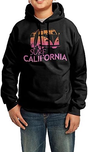 Surf California Unisex Boys Girls Hoody Pullover Youth Hooded SweatshirtL