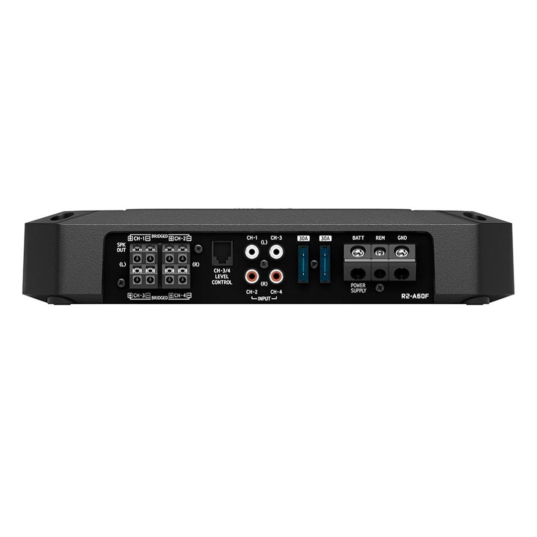 Alpine R2-A60F R-Series 4-Channel Amplifier - 150W x 4 at 2-Ohm, Hi-Res Certified