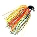 5 Pcs 7g /10g (1/4oz) /( 3/8oz) THKFISH Mixed Colour Fly Rubber Swim Bass Jig Fishing Lures