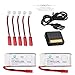 DeeRC Two 3.7v 800mAh F181C V686 H12W H12C 509G Rechargeable Li-Po Quadcopter Batteries To Increase Flight Time(18 Min),With 5 In 1 Max 2.5A Current Input Fast Battery Charger