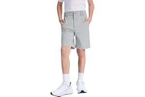 Dreammonkey Youth Boys Golf and Kids Dress School Uniform Shorts, Active Flat Front Stretch Chino Quick Dry 2T-16Y