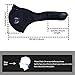 Dustproof Masks - Activated Carbon Dust Mask with Extra Filter Cotton Sheet and Valves for Exhaust Gas, Pollen Allergy, PM2.5, Running, Cycling, Outdoor Activities (2 Set Black and Black, Dust Masks)