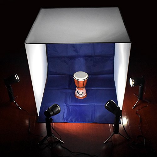 Emart-Photography-24-x-24-Inches-Table-Top-Photo-Studio-Continous-Lighting-LED-Light-Shooting-Tent-Box-Kit-Camera-Tripod-Cell-Phone-Holder