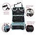 Hi-tec Car Organizer for Back Seat, Multi-Pocket Travel Storage Bag, Kids Toy Storage, Travel Accessories Back Seat Organizer for Baby and Child (Blue)