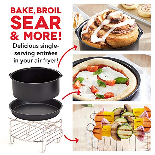 Dash 6Piece Air Fryer Accessory Kit, 2 Quart, Compact Pricepulse