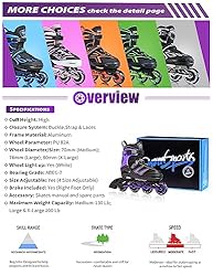 2PM SPORTS Girls Adjustable Inline Skates, Fun