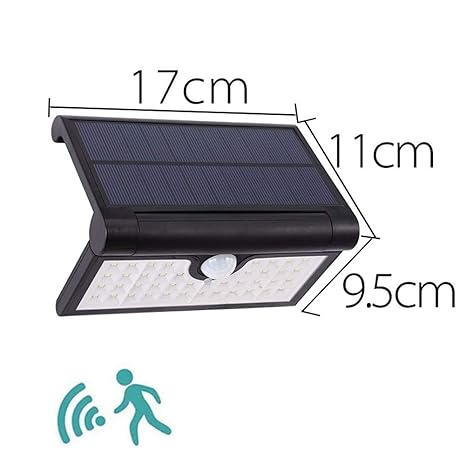 Solar Sensor de Movimiento Foco Proyector LED, 14/42/58 LED Luces ...