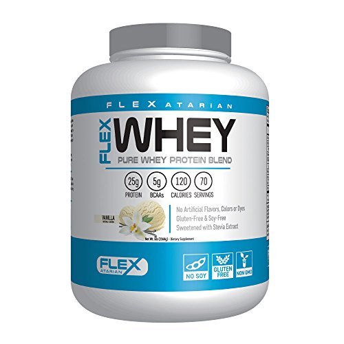 Flexatarian 100% Whey Protein, Vanilla, 5 Pound